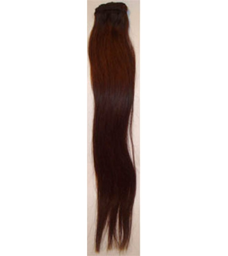 Волосы натуральные с клипсами 35 см, арт. 13007.6.14